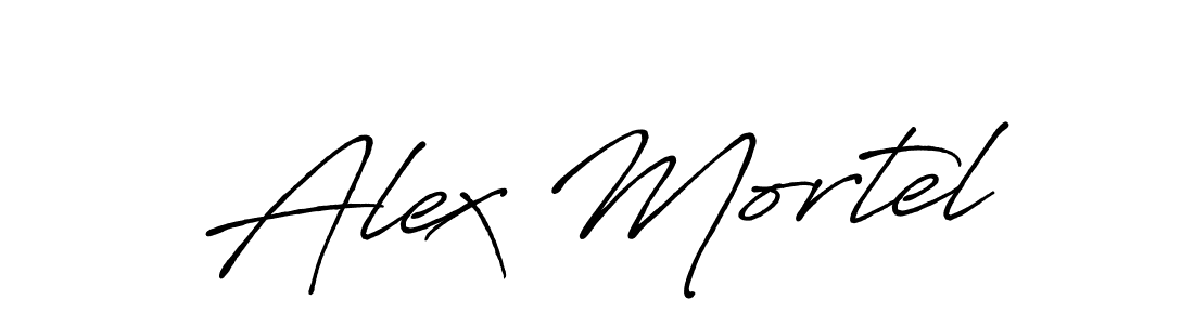 Once you've used our free online signature maker to create your best signature Antro_Vectra_Bolder style, it's time to enjoy all of the benefits that Alex Mortel name signing documents. Alex Mortel signature style 7 images and pictures png