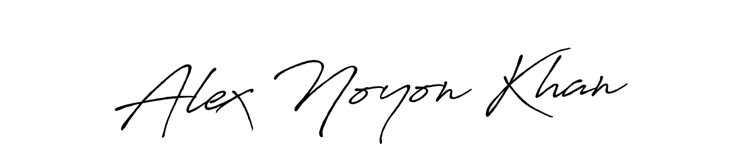 The best way (Antro_Vectra_Bolder) to make a short signature is to pick only two or three words in your name. The name Alex Noyon Khan include a total of six letters. For converting this name. Alex Noyon Khan signature style 7 images and pictures png