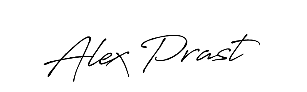 Alex Prast stylish signature style. Best Handwritten Sign (Antro_Vectra_Bolder) for my name. Handwritten Signature Collection Ideas for my name Alex Prast. Alex Prast signature style 7 images and pictures png