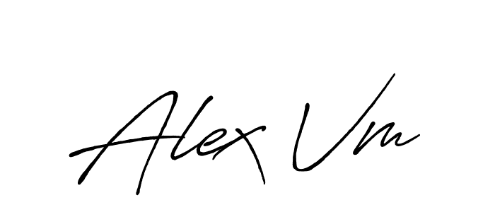 Make a beautiful signature design for name Alex Vm. Use this online signature maker to create a handwritten signature for free. Alex Vm signature style 7 images and pictures png