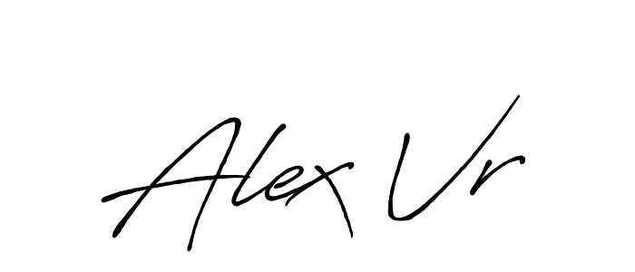 Similarly Antro_Vectra_Bolder is the best handwritten signature design. Signature creator online .You can use it as an online autograph creator for name Alex Vr. Alex Vr signature style 7 images and pictures png