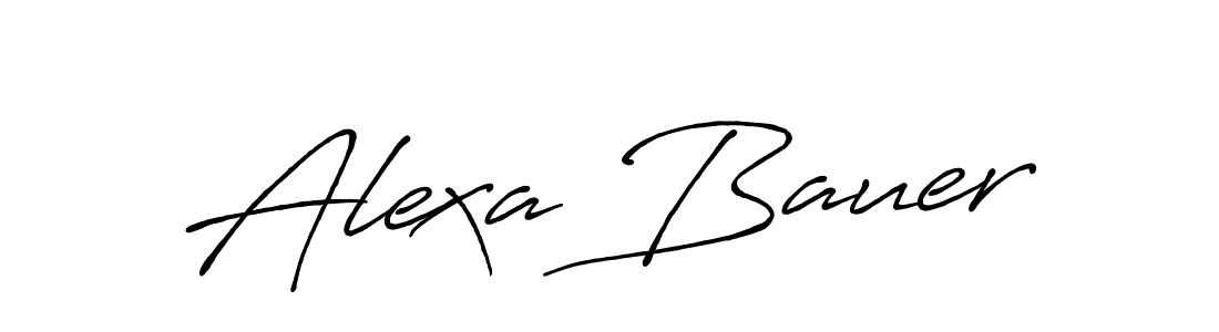 How to Draw Alexa Bauer signature style? Antro_Vectra_Bolder is a latest design signature styles for name Alexa Bauer. Alexa Bauer signature style 7 images and pictures png