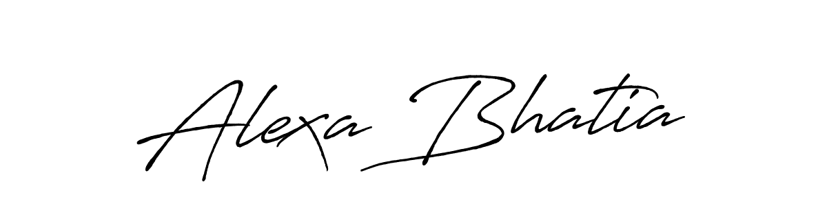 if you are searching for the best signature style for your name Alexa Bhatia. so please give up your signature search. here we have designed multiple signature styles  using Antro_Vectra_Bolder. Alexa Bhatia signature style 7 images and pictures png