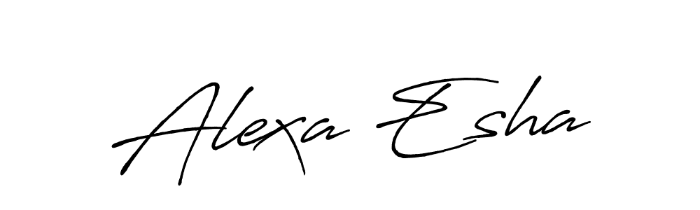 Best and Professional Signature Style for Alexa Esha. Antro_Vectra_Bolder Best Signature Style Collection. Alexa Esha signature style 7 images and pictures png