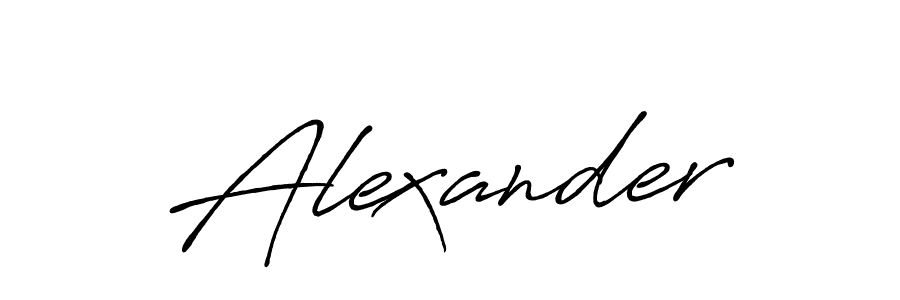 Make a beautiful signature design for name Alexander. With this signature (Antro_Vectra_Bolder) style, you can create a handwritten signature for free. Alexander signature style 7 images and pictures png