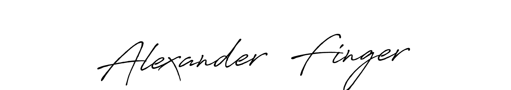 Once you've used our free online signature maker to create your best signature Antro_Vectra_Bolder style, it's time to enjoy all of the benefits that Alexander  Finger name signing documents. Alexander  Finger signature style 7 images and pictures png