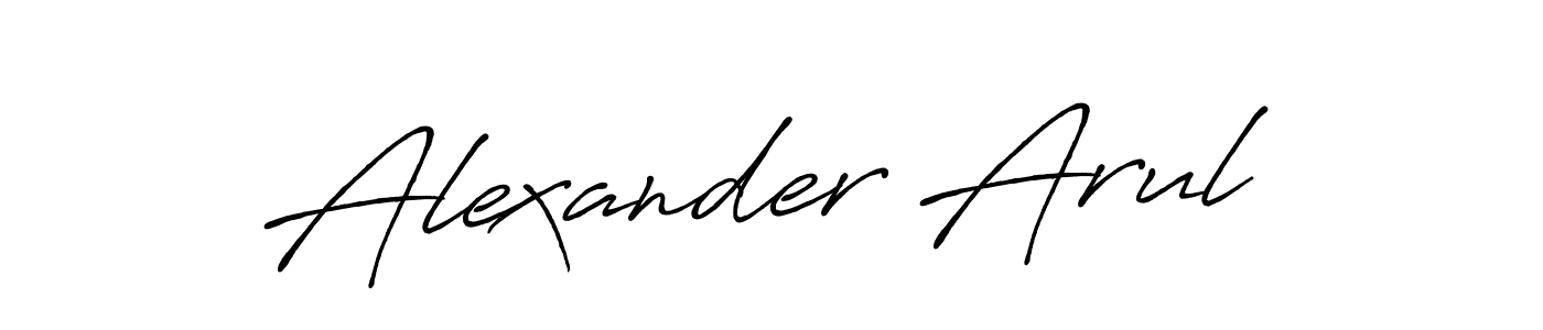 This is the best signature style for the Alexander Arul name. Also you like these signature font (Antro_Vectra_Bolder). Mix name signature. Alexander Arul signature style 7 images and pictures png