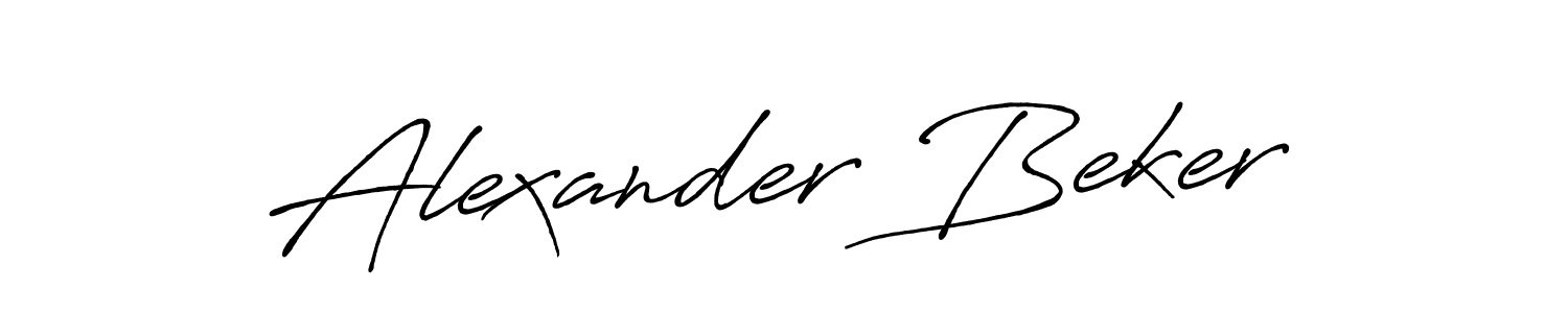 It looks lik you need a new signature style for name Alexander Beker. Design unique handwritten (Antro_Vectra_Bolder) signature with our free signature maker in just a few clicks. Alexander Beker signature style 7 images and pictures png