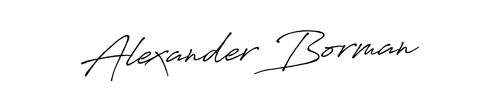 Best and Professional Signature Style for Alexander Borman. Antro_Vectra_Bolder Best Signature Style Collection. Alexander Borman signature style 7 images and pictures png