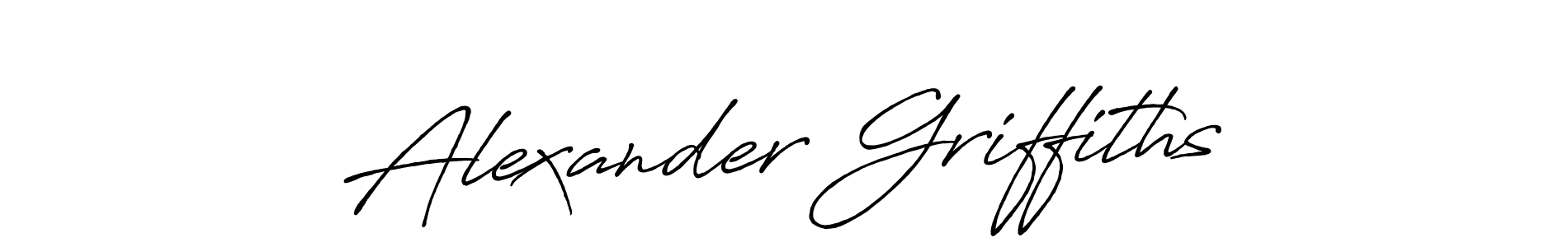 How to make Alexander Griffiths name signature. Use Antro_Vectra_Bolder style for creating short signs online. This is the latest handwritten sign. Alexander Griffiths signature style 7 images and pictures png