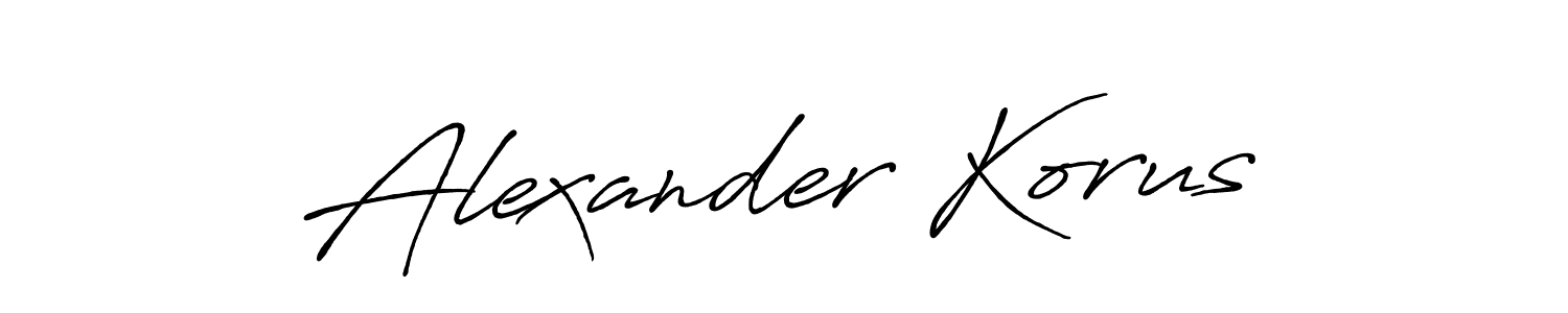 Here are the top 10 professional signature styles for the name Alexander Korus. These are the best autograph styles you can use for your name. Alexander Korus signature style 7 images and pictures png