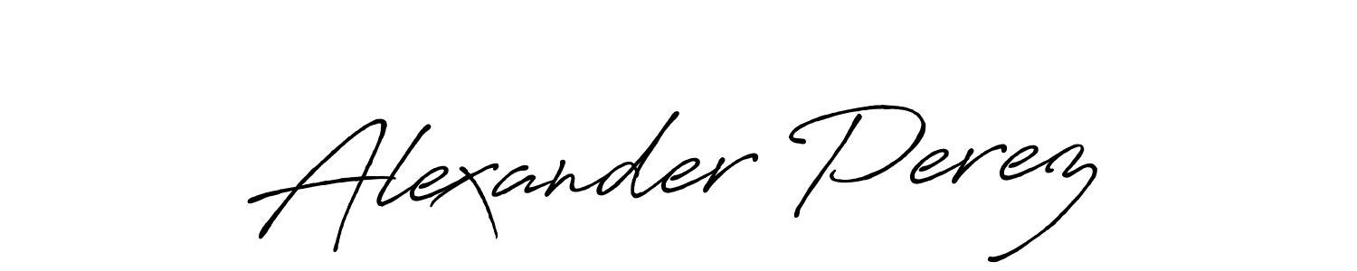 Once you've used our free online signature maker to create your best signature Antro_Vectra_Bolder style, it's time to enjoy all of the benefits that Alexander Perez name signing documents. Alexander Perez signature style 7 images and pictures png