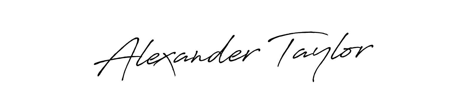 Use a signature maker to create a handwritten signature online. With this signature software, you can design (Antro_Vectra_Bolder) your own signature for name Alexander Taylor. Alexander Taylor signature style 7 images and pictures png