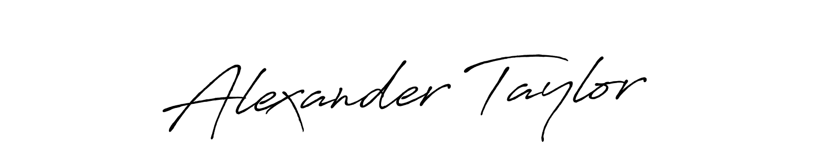 if you are searching for the best signature style for your name Alexander Taylor. so please give up your signature search. here we have designed multiple signature styles  using Antro_Vectra_Bolder. Alexander Taylor signature style 7 images and pictures png