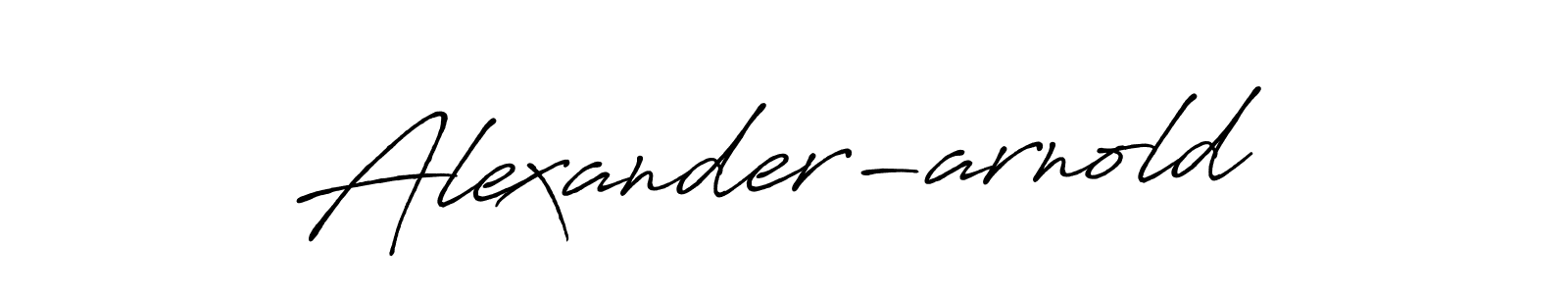 Make a beautiful signature design for name Alexander-arnold. Use this online signature maker to create a handwritten signature for free. Alexander-arnold signature style 7 images and pictures png