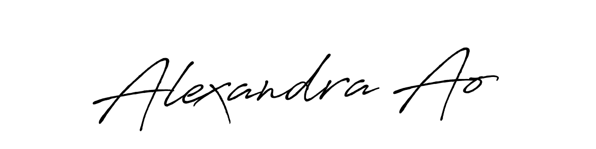 Once you've used our free online signature maker to create your best signature Antro_Vectra_Bolder style, it's time to enjoy all of the benefits that Alexandra Ao name signing documents. Alexandra Ao signature style 7 images and pictures png