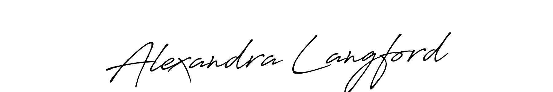 The best way (Antro_Vectra_Bolder) to make a short signature is to pick only two or three words in your name. The name Alexandra Langford include a total of six letters. For converting this name. Alexandra Langford signature style 7 images and pictures png