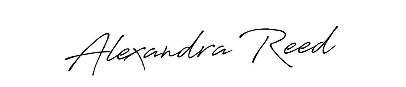 How to make Alexandra Reed signature? Antro_Vectra_Bolder is a professional autograph style. Create handwritten signature for Alexandra Reed name. Alexandra Reed signature style 7 images and pictures png