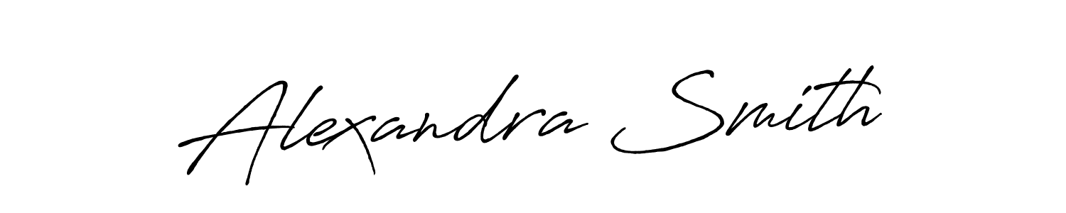 It looks lik you need a new signature style for name Alexandra Smith. Design unique handwritten (Antro_Vectra_Bolder) signature with our free signature maker in just a few clicks. Alexandra Smith signature style 7 images and pictures png