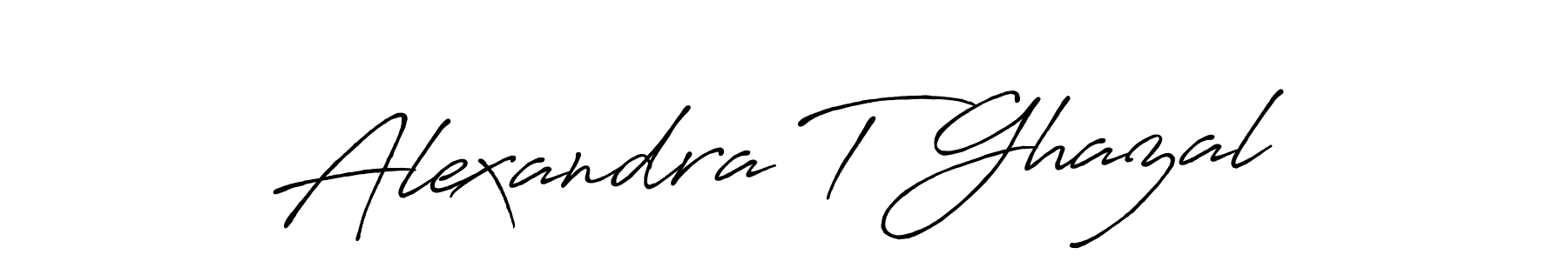 You can use this online signature creator to create a handwritten signature for the name Alexandra T Ghazal. This is the best online autograph maker. Alexandra T Ghazal signature style 7 images and pictures png