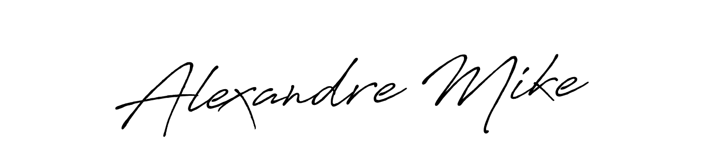 Also we have Alexandre Mike name is the best signature style. Create professional handwritten signature collection using Antro_Vectra_Bolder autograph style. Alexandre Mike signature style 7 images and pictures png