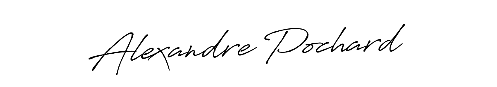 Alexandre Pochard stylish signature style. Best Handwritten Sign (Antro_Vectra_Bolder) for my name. Handwritten Signature Collection Ideas for my name Alexandre Pochard. Alexandre Pochard signature style 7 images and pictures png