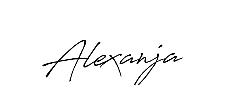 Best and Professional Signature Style for Alexanja. Antro_Vectra_Bolder Best Signature Style Collection. Alexanja signature style 7 images and pictures png