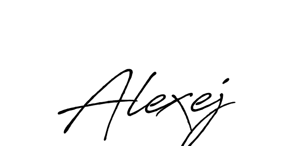 Use a signature maker to create a handwritten signature online. With this signature software, you can design (Antro_Vectra_Bolder) your own signature for name Alexej. Alexej signature style 7 images and pictures png