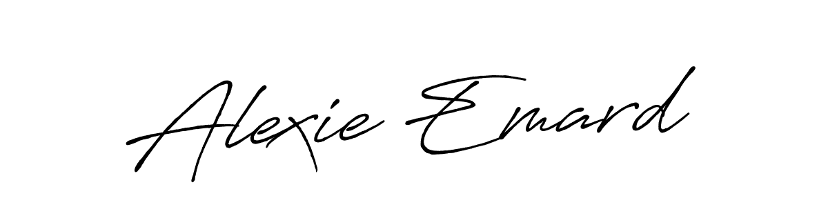 The best way (Antro_Vectra_Bolder) to make a short signature is to pick only two or three words in your name. The name Alexie Emard include a total of six letters. For converting this name. Alexie Emard signature style 7 images and pictures png