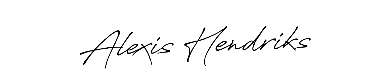 Use a signature maker to create a handwritten signature online. With this signature software, you can design (Antro_Vectra_Bolder) your own signature for name Alexis Hendriks. Alexis Hendriks signature style 7 images and pictures png