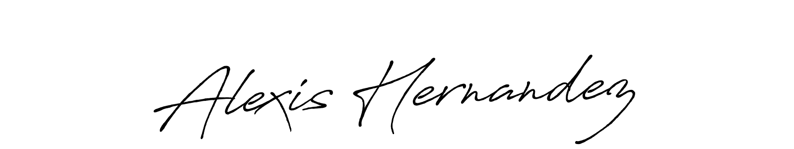 Design your own signature with our free online signature maker. With this signature software, you can create a handwritten (Antro_Vectra_Bolder) signature for name Alexis Hernandez. Alexis Hernandez signature style 7 images and pictures png