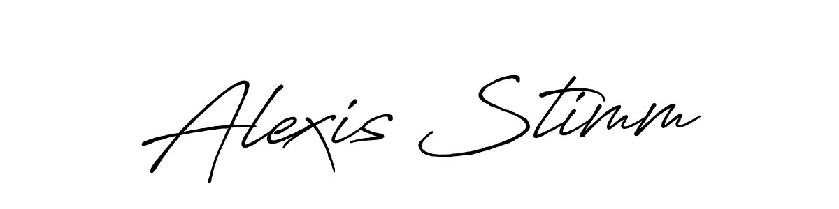if you are searching for the best signature style for your name Alexis Stimm. so please give up your signature search. here we have designed multiple signature styles  using Antro_Vectra_Bolder. Alexis Stimm signature style 7 images and pictures png