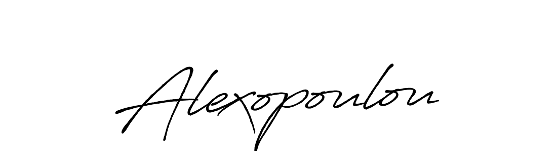 Once you've used our free online signature maker to create your best signature Antro_Vectra_Bolder style, it's time to enjoy all of the benefits that Alexopoulou name signing documents. Alexopoulou signature style 7 images and pictures png