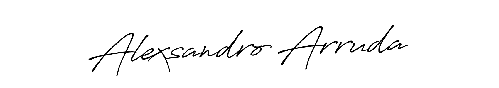 Create a beautiful signature design for name Alexsandro Arruda. With this signature (Antro_Vectra_Bolder) fonts, you can make a handwritten signature for free. Alexsandro Arruda signature style 7 images and pictures png