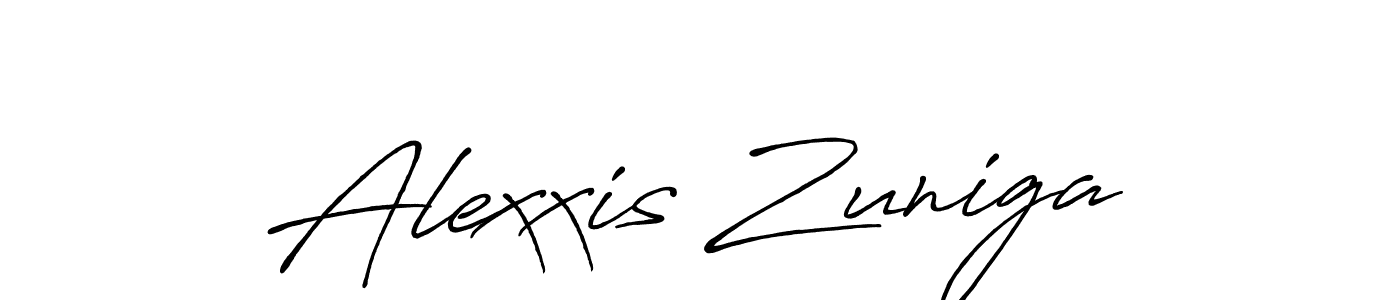 if you are searching for the best signature style for your name Alexxis Zuniga. so please give up your signature search. here we have designed multiple signature styles  using Antro_Vectra_Bolder. Alexxis Zuniga signature style 7 images and pictures png