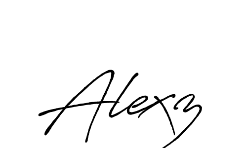 Best and Professional Signature Style for Alexz. Antro_Vectra_Bolder Best Signature Style Collection. Alexz signature style 7 images and pictures png