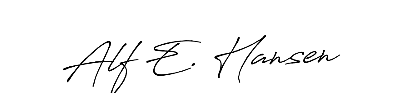 Best and Professional Signature Style for Alf E. Hansen. Antro_Vectra_Bolder Best Signature Style Collection. Alf E. Hansen signature style 7 images and pictures png