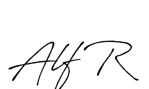 You should practise on your own different ways (Antro_Vectra_Bolder) to write your name (Alf R) in signature. don't let someone else do it for you. Alf R signature style 7 images and pictures png