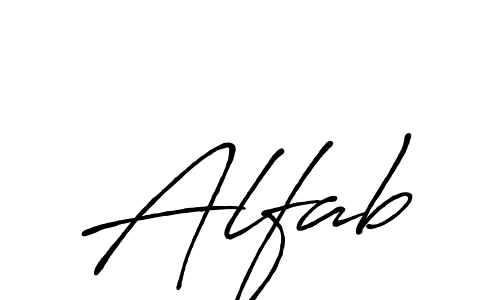 Also You can easily find your signature by using the search form. We will create Alfab name handwritten signature images for you free of cost using Antro_Vectra_Bolder sign style. Alfab signature style 7 images and pictures png
