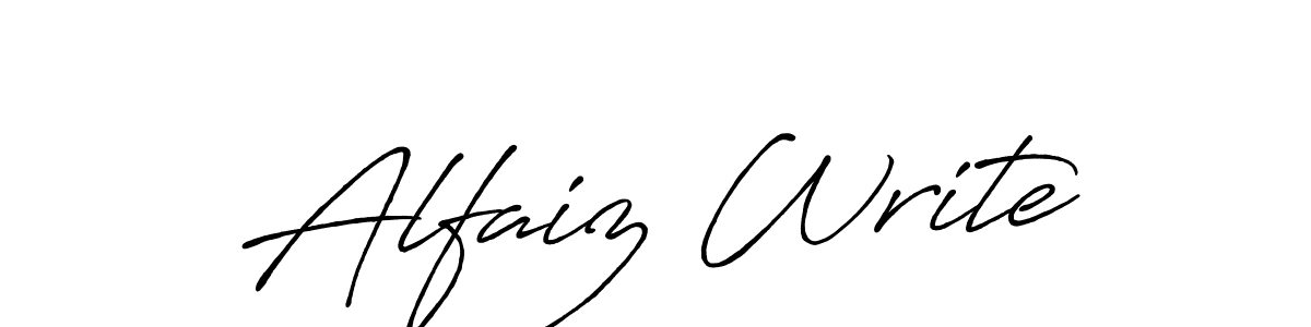 Also You can easily find your signature by using the search form. We will create Alfaiz Write name handwritten signature images for you free of cost using Antro_Vectra_Bolder sign style. Alfaiz Write signature style 7 images and pictures png