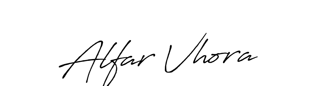 Similarly Antro_Vectra_Bolder is the best handwritten signature design. Signature creator online .You can use it as an online autograph creator for name Alfar Vhora. Alfar Vhora signature style 7 images and pictures png