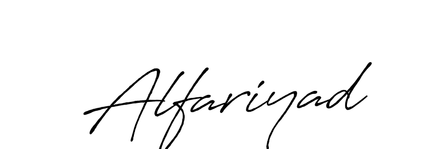 Use a signature maker to create a handwritten signature online. With this signature software, you can design (Antro_Vectra_Bolder) your own signature for name Alfariyad. Alfariyad signature style 7 images and pictures png