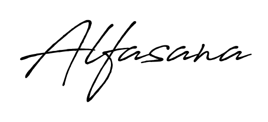 Create an unforgettable impression when signing with Alfasana name styled in Antro_Vectra_Bolder typography. 100% free online generator. Alfasana signature style 7 images and pictures png