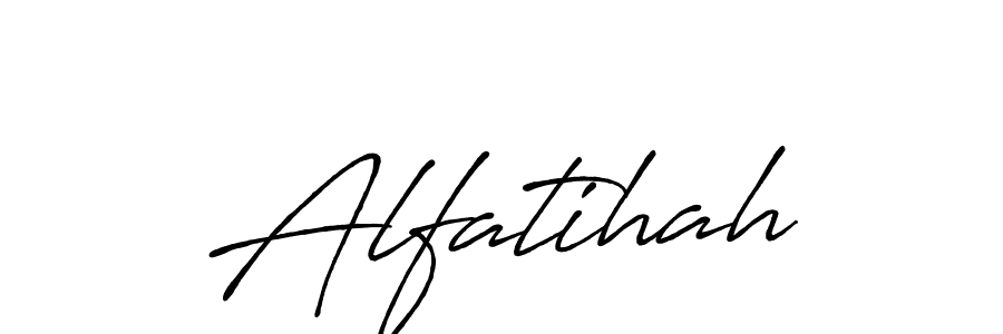 Make a beautiful signature design for name Alfatihah. Use this online signature maker to create a handwritten signature for free. Alfatihah signature style 7 images and pictures png