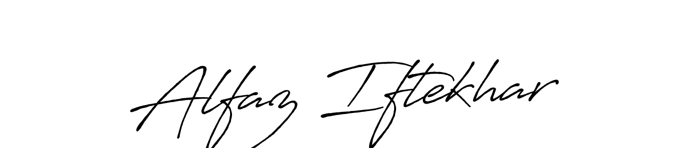 Antro_Vectra_Bolder is a professional signature style that is perfect for those who want to add a touch of class to their signature. It is also a great choice for those who want to make their signature more unique. Get Alfaz Iftekhar name to fancy signature for free. Alfaz Iftekhar signature style 7 images and pictures png