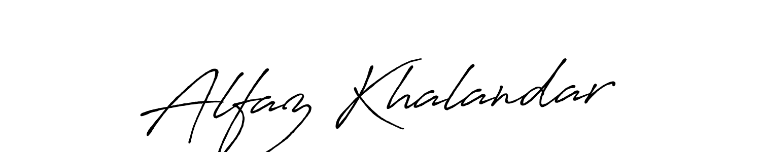 You can use this online signature creator to create a handwritten signature for the name Alfaz Khalandar. This is the best online autograph maker. Alfaz Khalandar signature style 7 images and pictures png