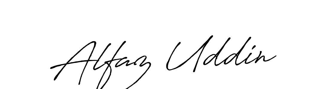 Also You can easily find your signature by using the search form. We will create Alfaz Uddin name handwritten signature images for you free of cost using Antro_Vectra_Bolder sign style. Alfaz Uddin signature style 7 images and pictures png