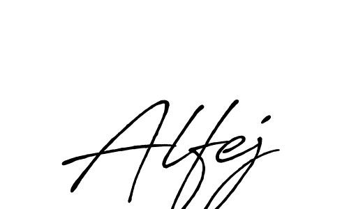 Make a beautiful signature design for name Alfej. With this signature (Antro_Vectra_Bolder) style, you can create a handwritten signature for free. Alfej signature style 7 images and pictures png