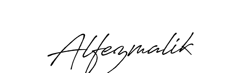 Also we have Alfezmalik name is the best signature style. Create professional handwritten signature collection using Antro_Vectra_Bolder autograph style. Alfezmalik signature style 7 images and pictures png