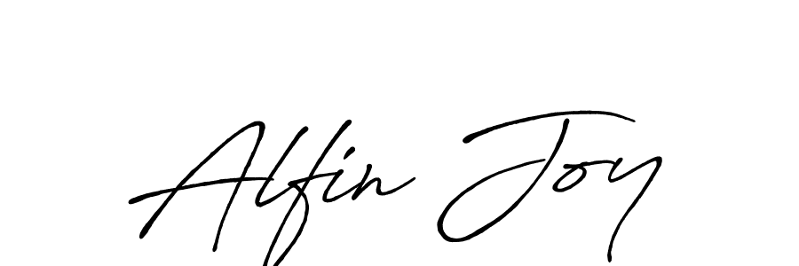 Make a beautiful signature design for name Alfin Joy. With this signature (Antro_Vectra_Bolder) style, you can create a handwritten signature for free. Alfin Joy signature style 7 images and pictures png